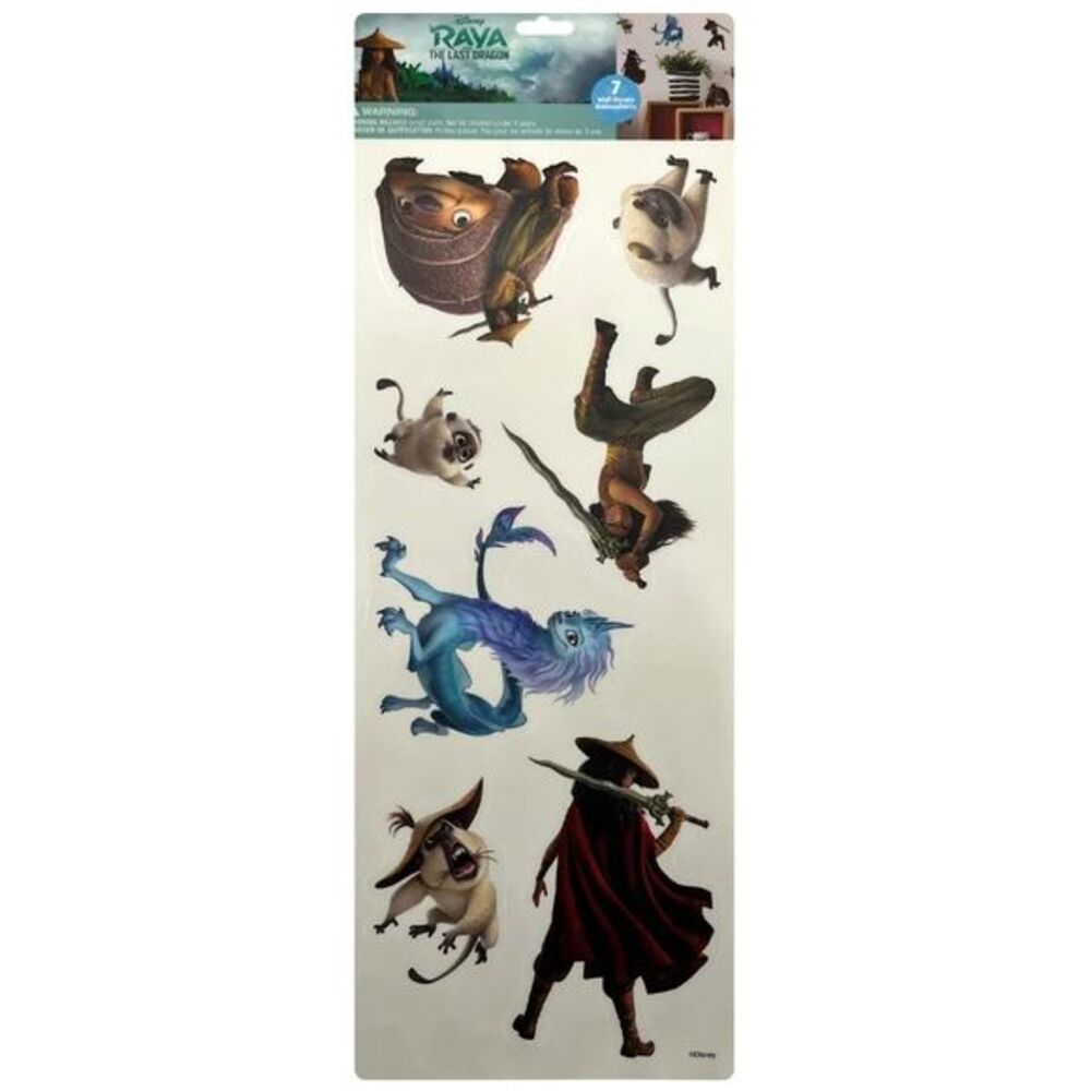 Roommates Raya and The Last Dragon Wall Decal Set RMK4721SS